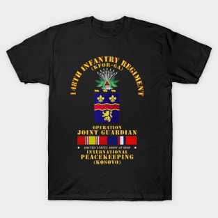 148th Infantry Regt  - Opn Joint Guardian  w Kosovo SVC T-Shirt